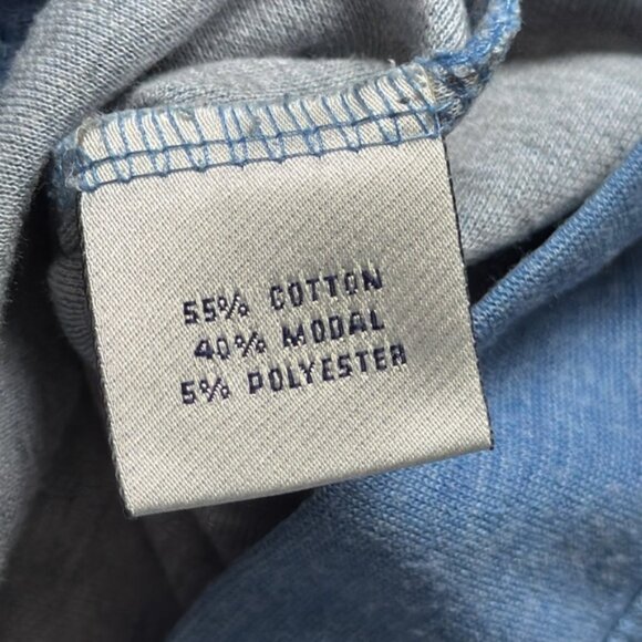 Peter Millar XL Blue Cotton Blend 1/4 Zip Pullover - Picture 10 of 11